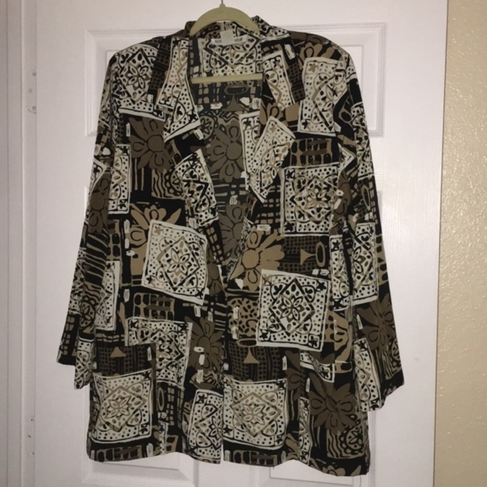 Richard kristall, plus women’s blazer, size 20w